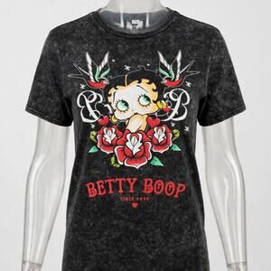 Betty boop black cotton